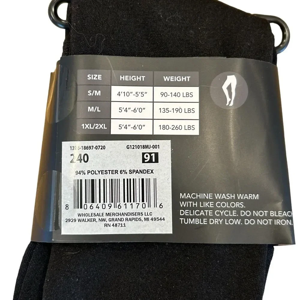 NWT Massini Fleece Lined Tights S/M